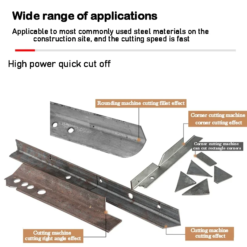 Electric Hydraulic Hole Puncher Angle Iron Channel Machine Electric Circular Arc Cutting Machine Dry Hanging Punching Machine