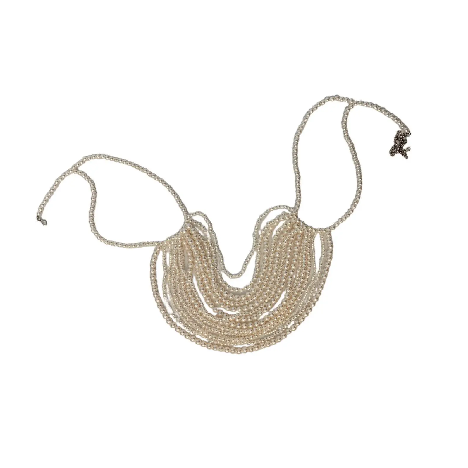 Multi Layer Bra Chain Body Jewelry Lingerie Chain Stylish Beaded Body Chain