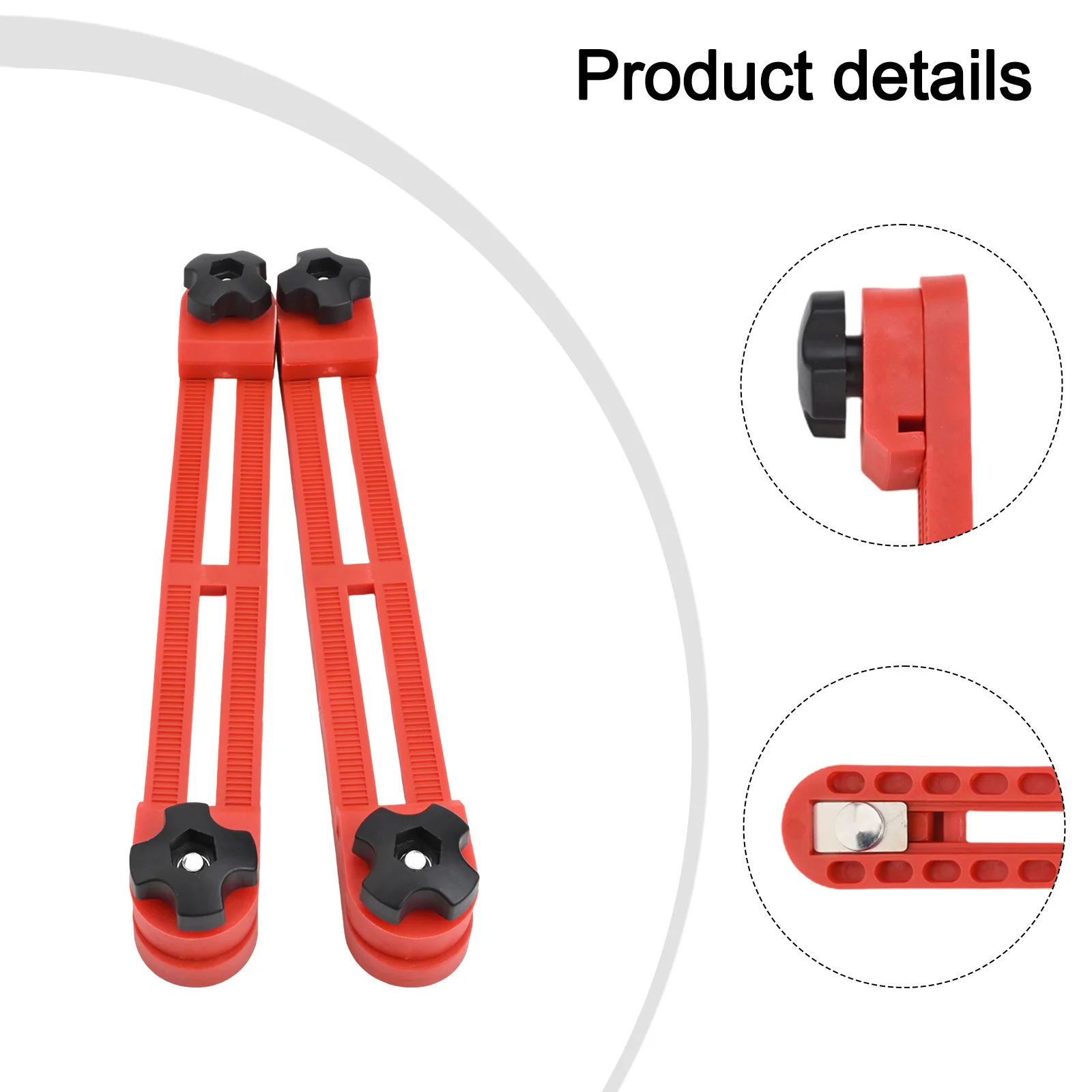 Adjustable Positioning Clamp Circular Saw Clamp Adjustable Clamping Distance Bidirectional Clamp Clip Tool Part For Wood Cutting
