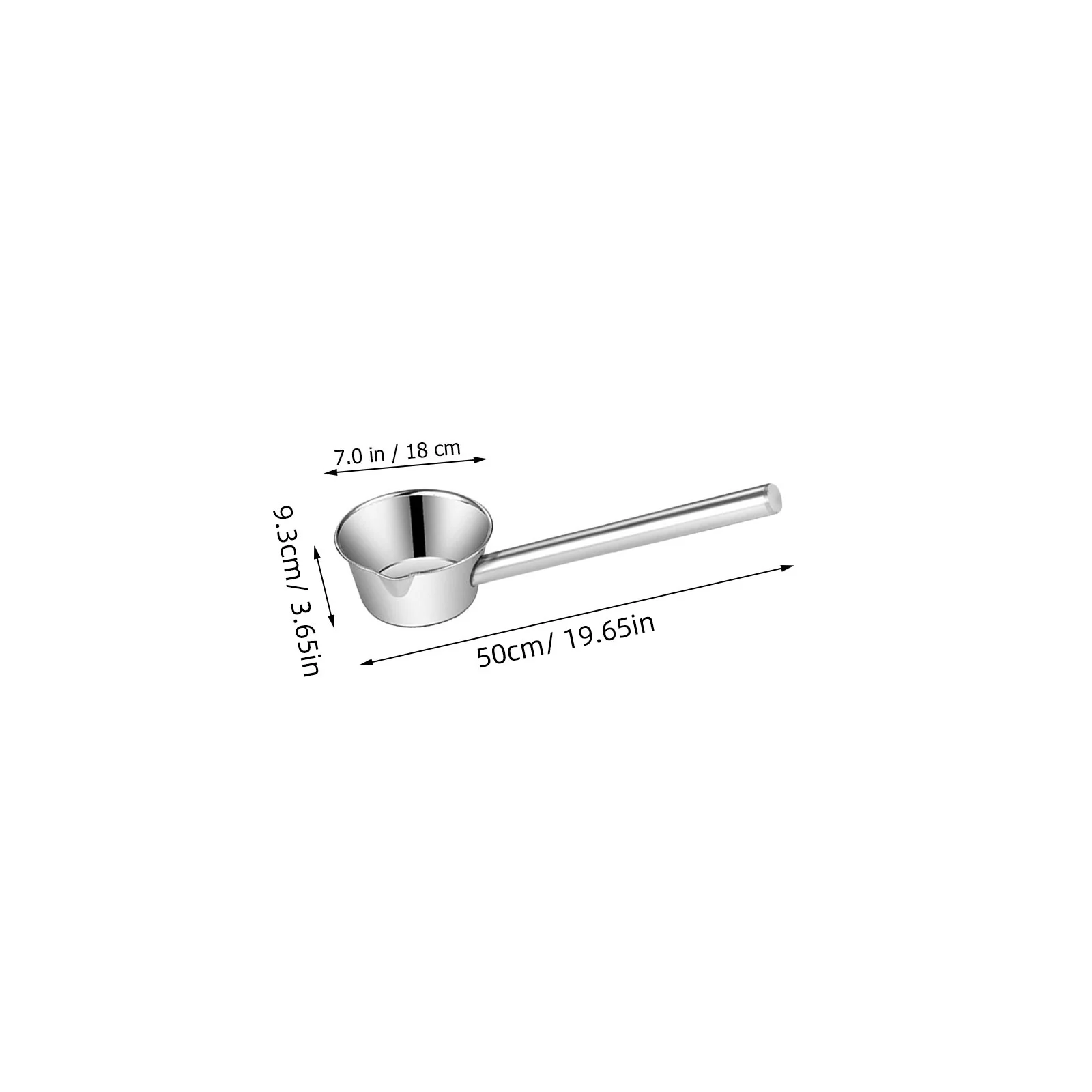 Colher de aço inoxidável essencial ferramenta cozinha conchas para regar colher doméstica banho cantina multiuso jardim