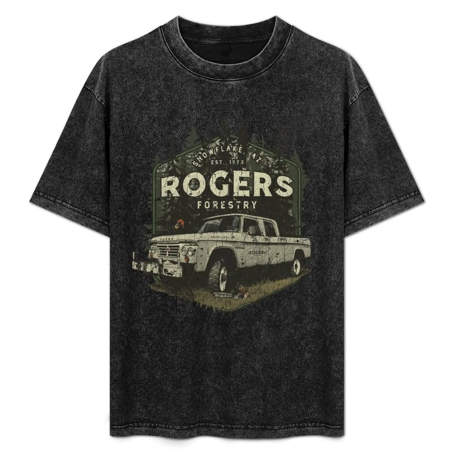 

Rogers Forestry Co. T-Shirt man t shirts cotton funny t shirts man t shirt for man men shirt cotton 100% T-Shirt