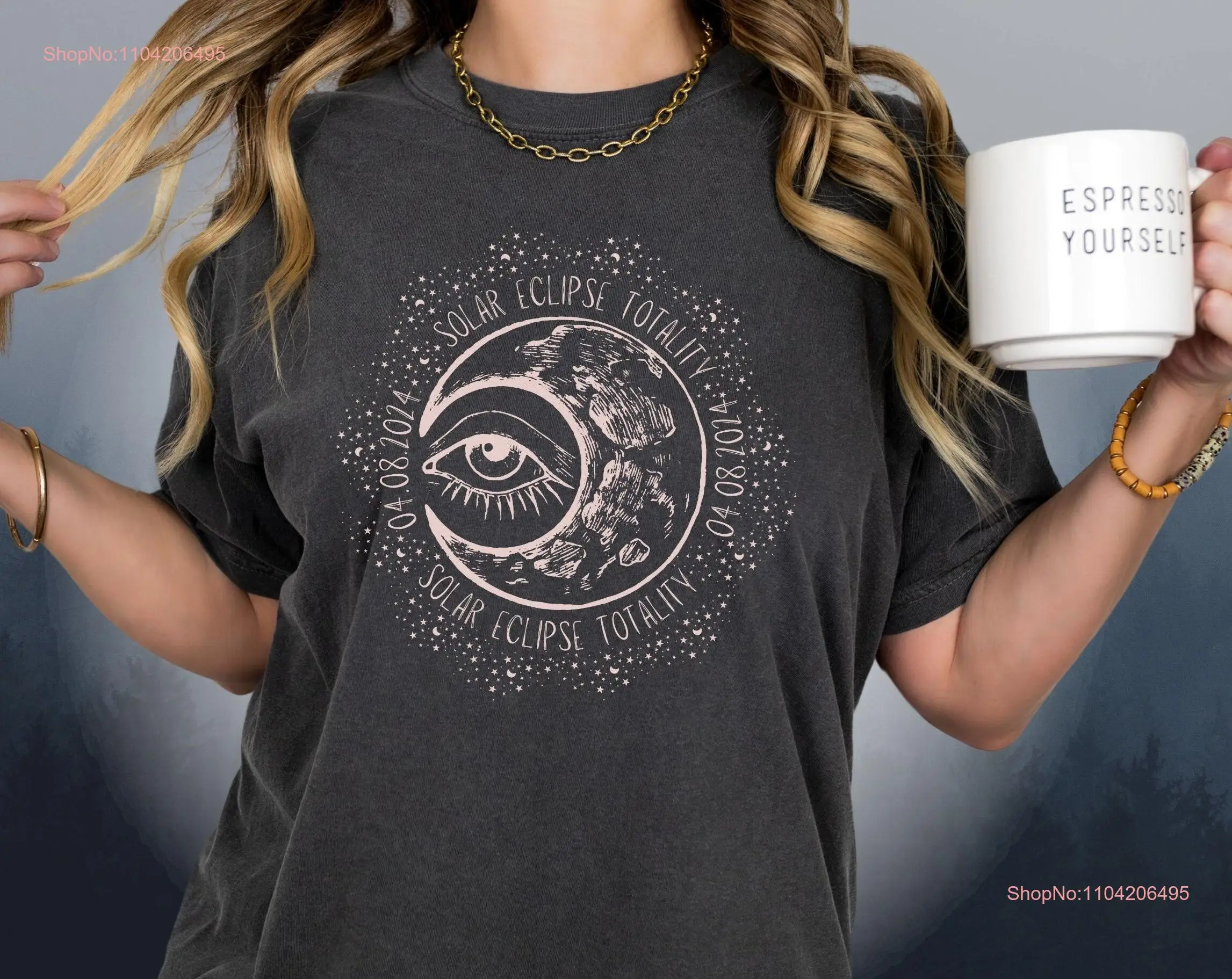 Total Eclipse April 8th 2024 T Shirt American 4 08 24 Astronomy Celestial Astrology Group long or short sleeves