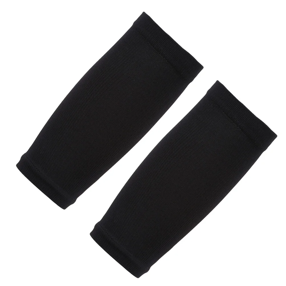 

1Pair Compression Socks Black L Non Binding Sports Elastic Mid Tube Leg Support Athletic Sports Socks for Running Basketball