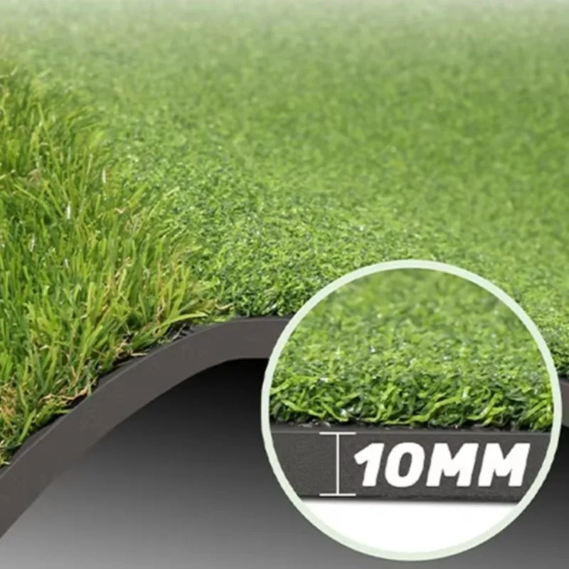 Golf Swing Practice Hitting Mat Convenient Training Aids Wear Resistant Turf Adaptable For Various Venues Daily Skill Exercise