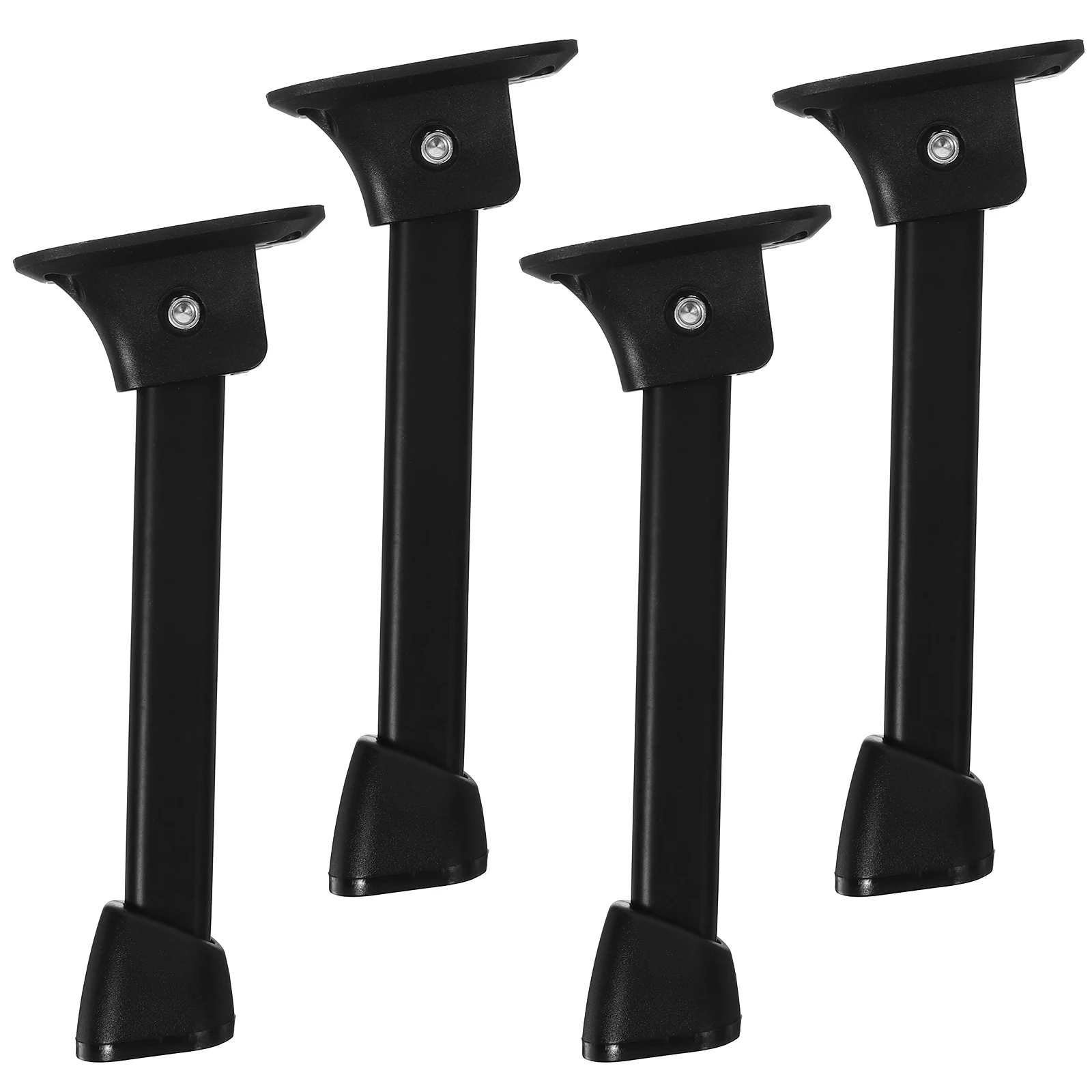 

4 Pcs Foldable Iron Table Legs Furniture Replacement Base Heavy Duty Wrought Metal Sturdy Hairpin Desk Laptop Coffee End