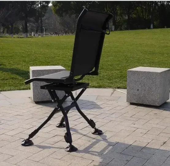 Rotating fishing chair, 360 degree rotating and versatile hunting chair