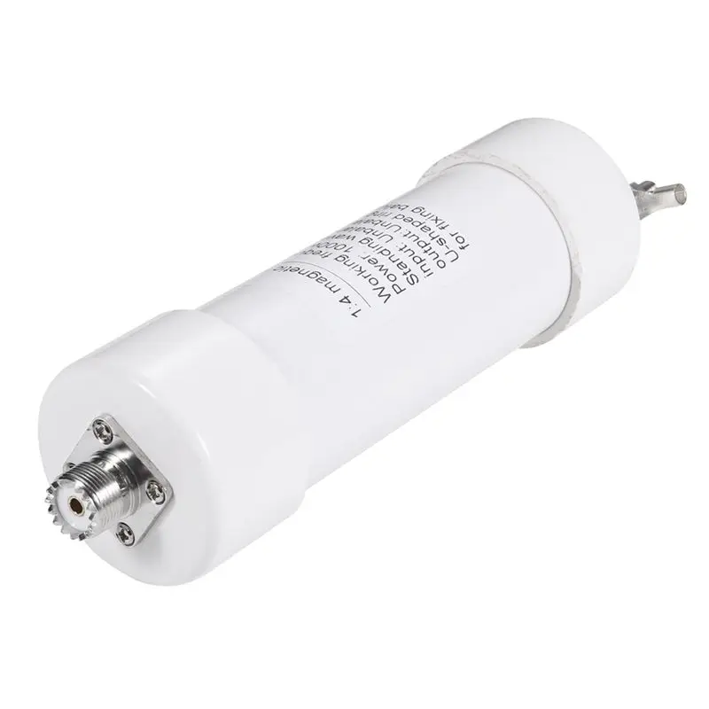 [NEW!】 Shortwave 1:4 Balun 1000W Antenna Balun 1-56Mhz Input 50Ω To Output 200Ω For Windom/Off-Center Fed Dipole-OCFD