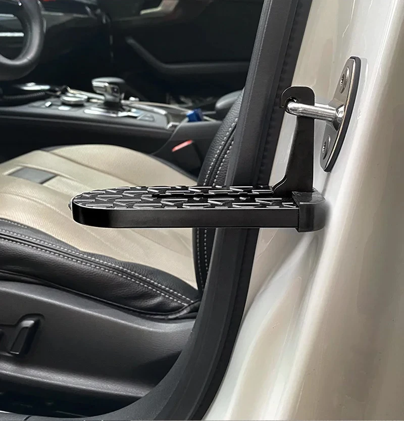 Faltbare Auto Dach Rack Schritt Auto Tür Schritt Latch Haken Hilfs Fuß Pedal Multifunktions Aluminium Legierung Sicherheit Hammer – Detail 6