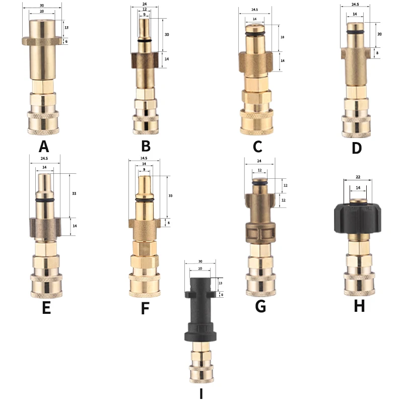 Adapter For High Pressure Washer Machine Quick Connector 1/4\