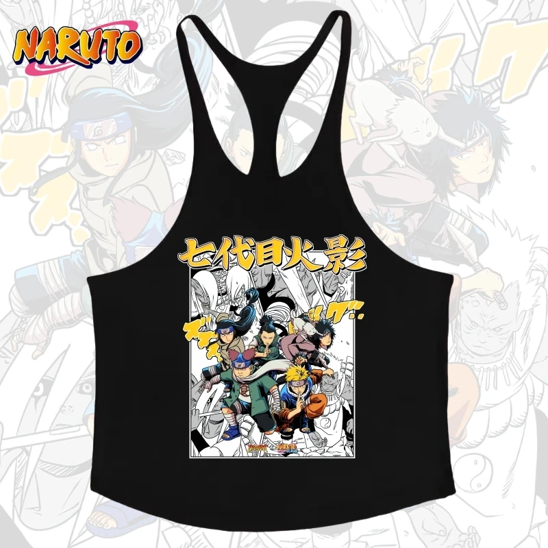 

Stringer Men's Gym Vest, 7th Hokage Naruto Graphic, Racerback Thin-Strap, High-Performance Quick-Dry for Intense Training