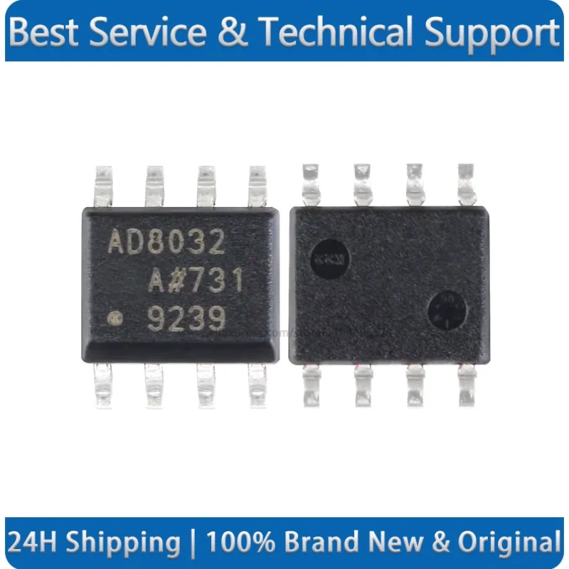 AD8032ARZ-REEL7 SOIC-8 80MHz Single-supply rail-to-rail amplifier chip New Original