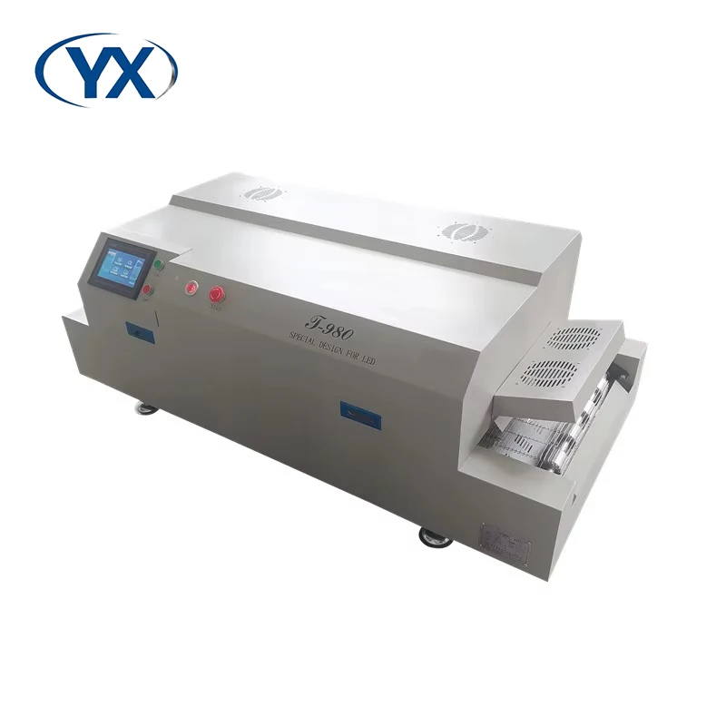 IR and Hot Air Heating Technology Controlling T980 Soldering Furnace Machine for LED Special Design