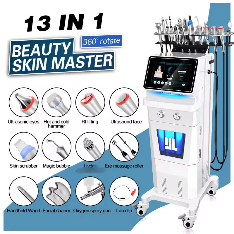 13 in 1 Blackhead Removal Oxygen Peeling Water Oxygen Jet Peeling Face Skin Rejuvenation Hydrating Instrument