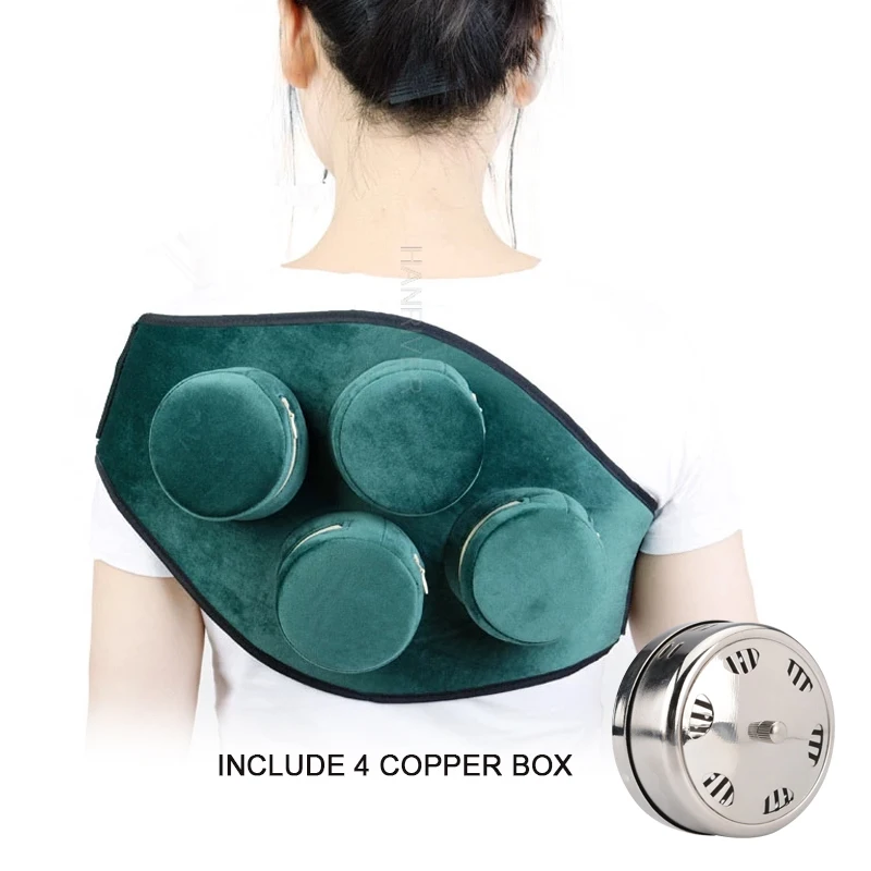 Smokeless moxibustion box set cloth bag with moxibustion