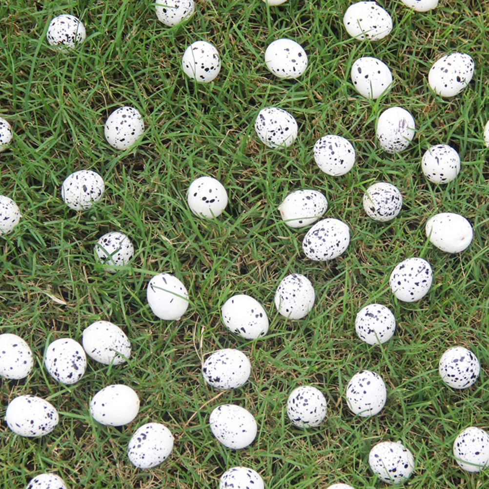 30 個シミュレーション鳥ミニ人工ウズラの卵クリエイティブイースター装飾家庭菜園結婚式パーティークラフト子供モンテッソーリ