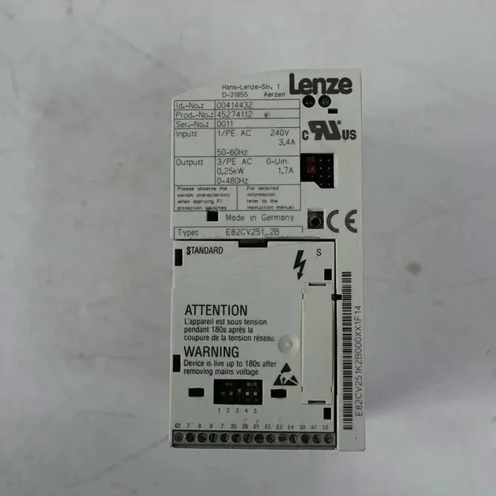 E82CV251-2C 8200 Vector Inverter Drive for Lenze