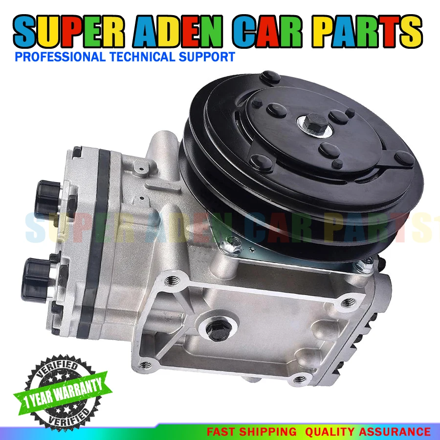 Compresor de Aire Acondicionado para Camiones Freightliner Peterbilt, Nuevo, 22-41170-000 ET210L25150 ET210L-25150 2241170000 12V 24V, para YORK 210