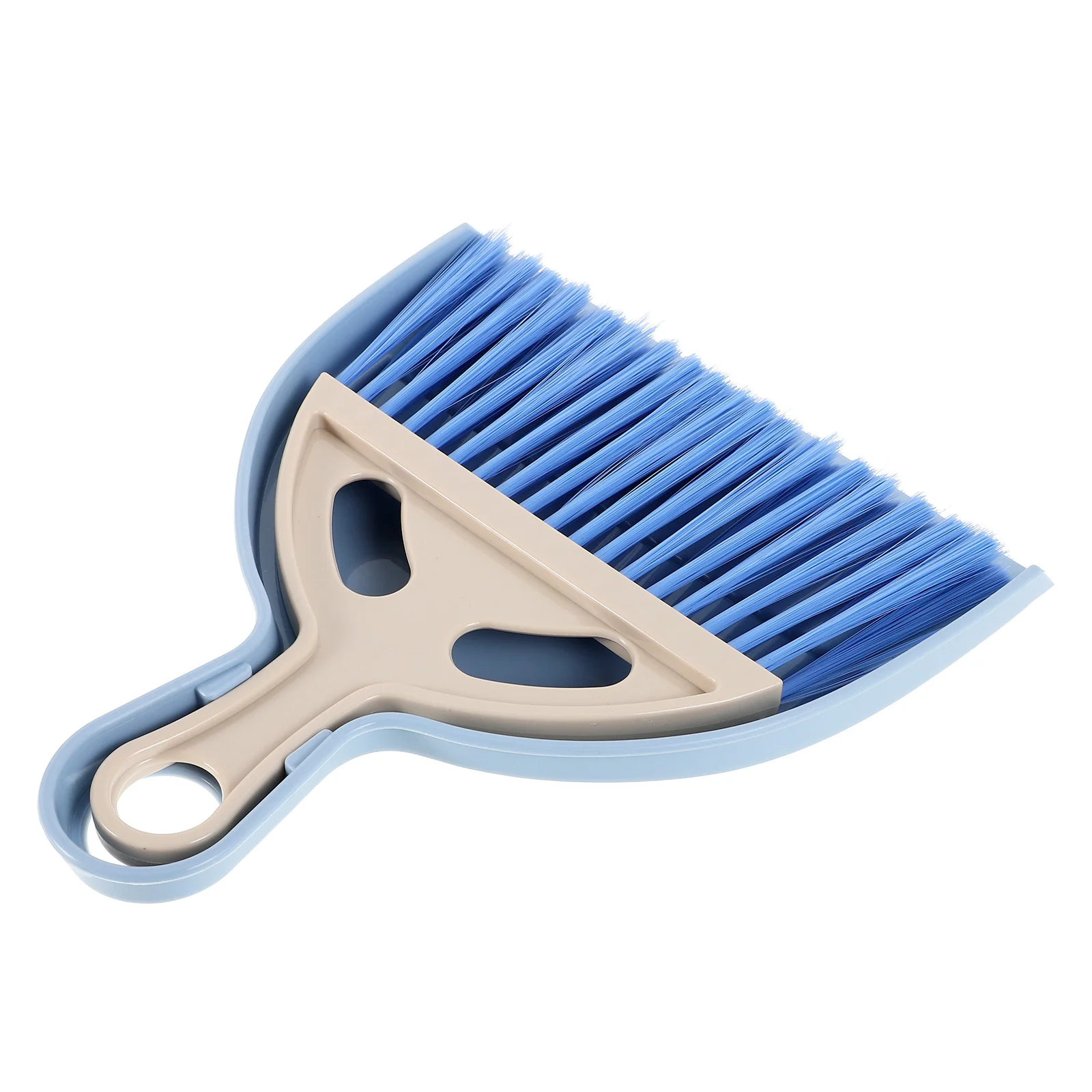 

1 set Mini Broom Dustpan Set Compact Portable Cleaning Tool For Desktop Table Keyboard Sturdy Household Efficient Design Plastic