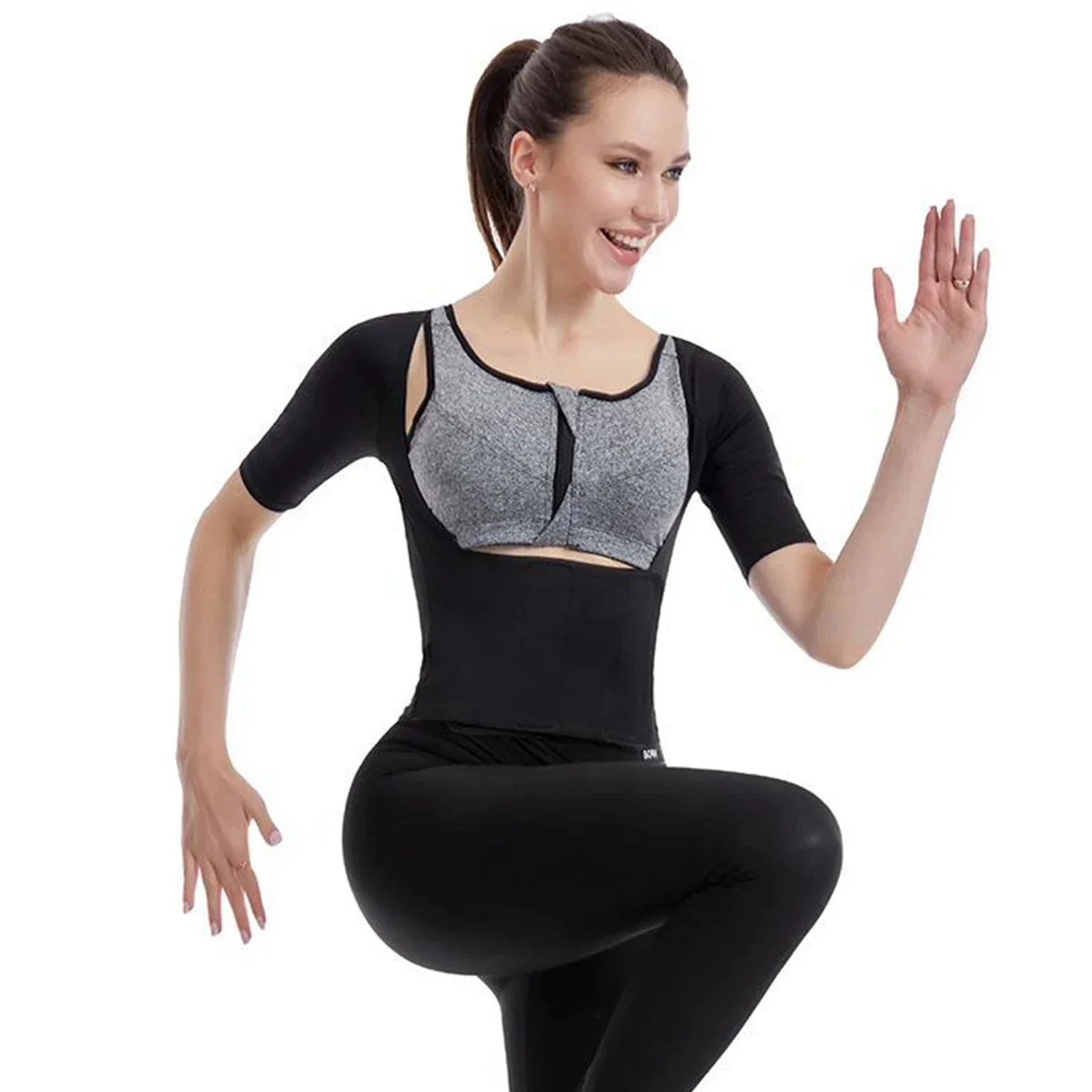 النساء مدرب خصر مشد الوزن التخسيس النيوبرين ساونا عرق سترة تجريب محدد شكل الجسم أجهزة لياقة بدنية الملحقات