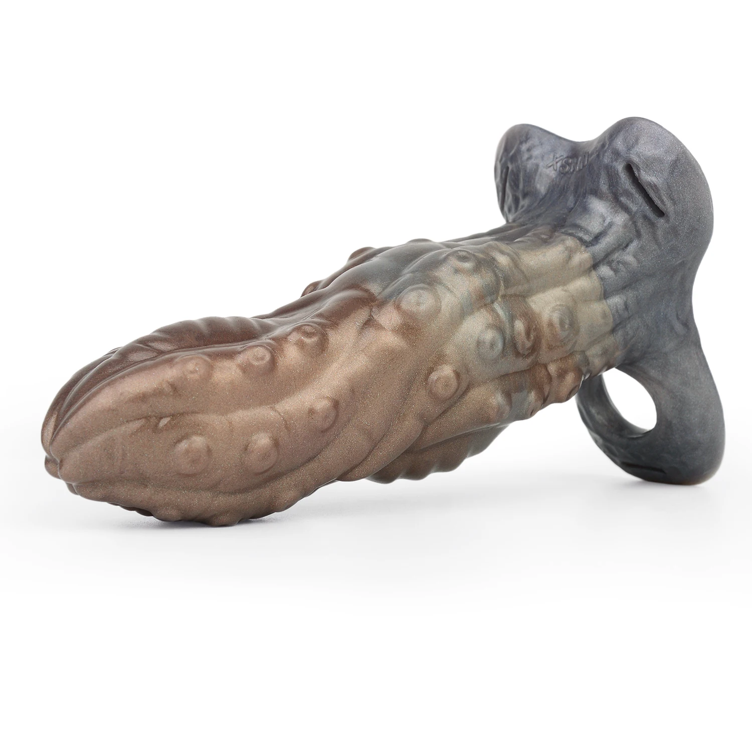 SHAZ 2-in-1 Prosthetic Alien Monster Dildo Wearable Silicone Penis Sleeve Dual-layer Anal Plug STP FTM Packer for Transgender