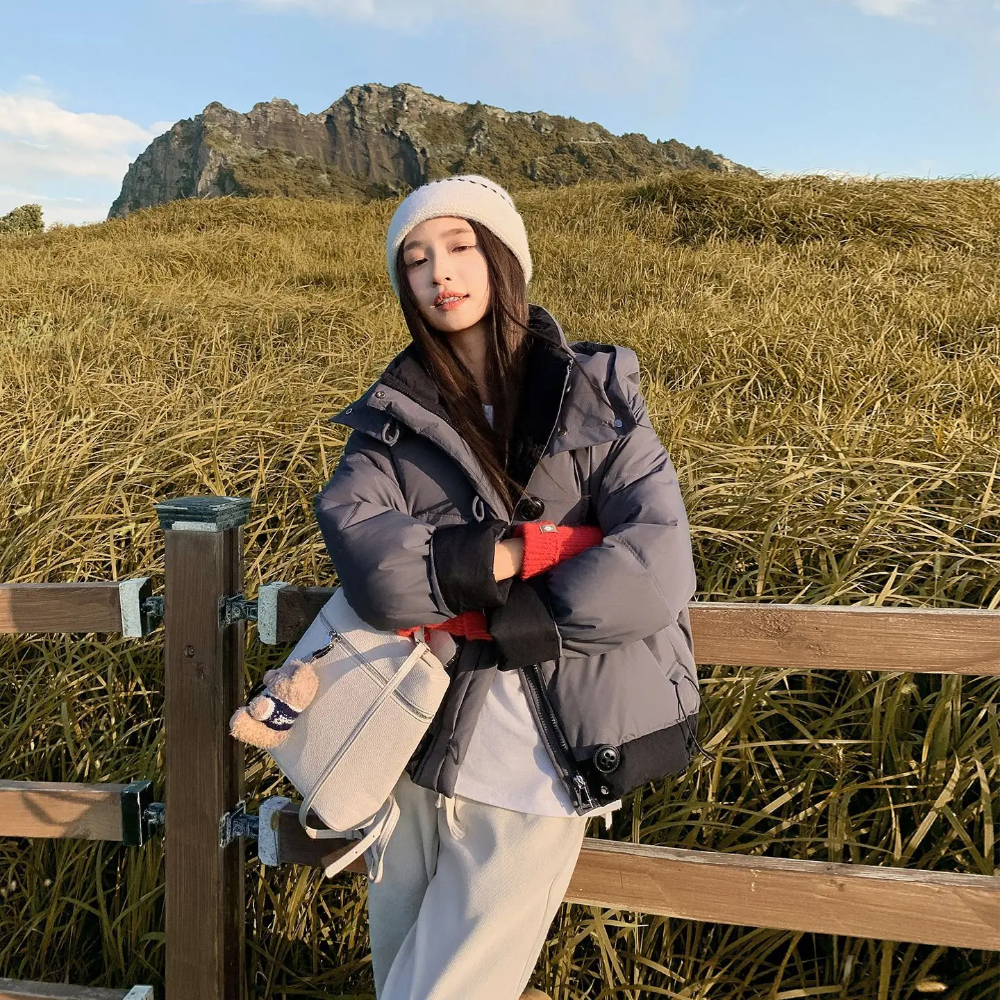 Vrouwelijke Student Korte Losse Verdikte Kap Katoenen Jas Koreaanse Vrouwen Winterjas Jas Warm Dons Katoenen Parka Nieuwe Dame Overjas