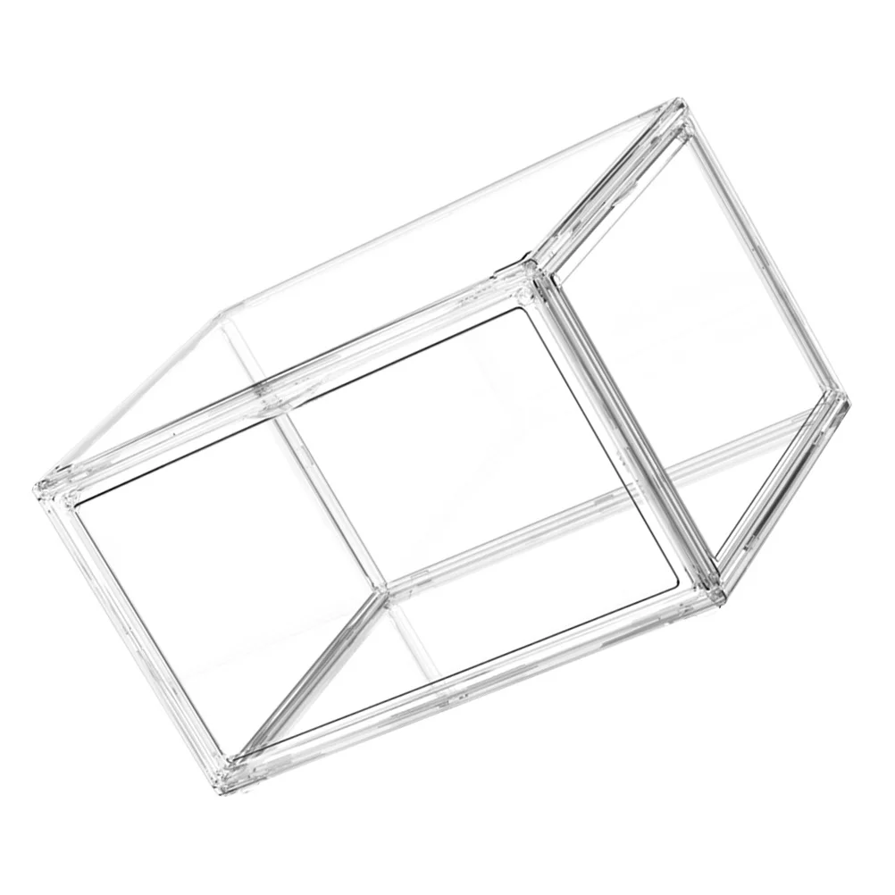 

Clear Book Storage Box Organizer For Home Office Classroom Cabinet File Stationery Container Bedroom Dvd Holder
