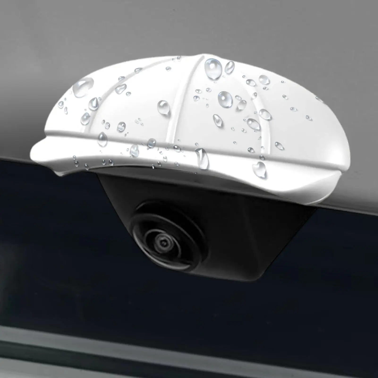 

Waterproof Backup Camera Rain Cover Ensures HD Visibility in Rain/Snow Strong Adhesive Silicone Protector for Reversing Cams