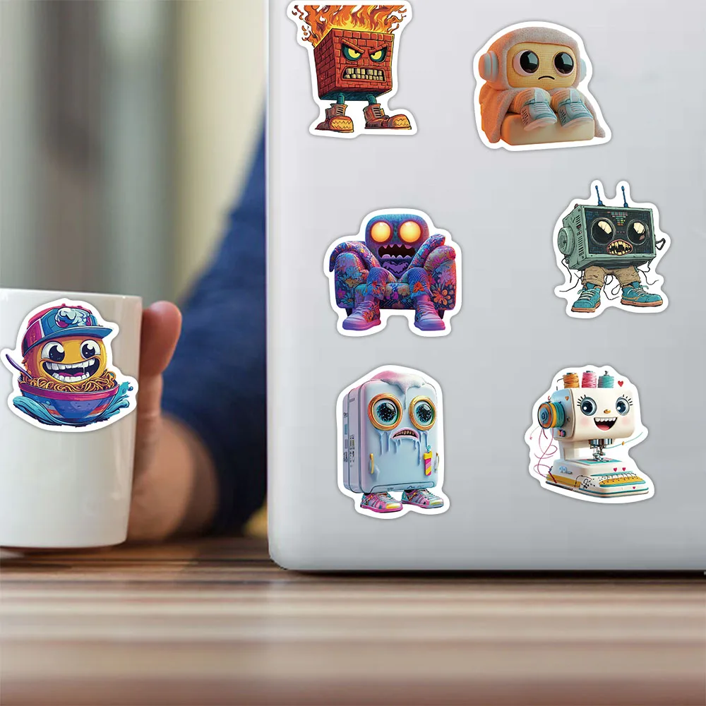 50 STKS Retro Kleine Gereedschapsstickers Computer Handboeken DIY Mobiele Skateboarden Gitaar Stickers Stickers