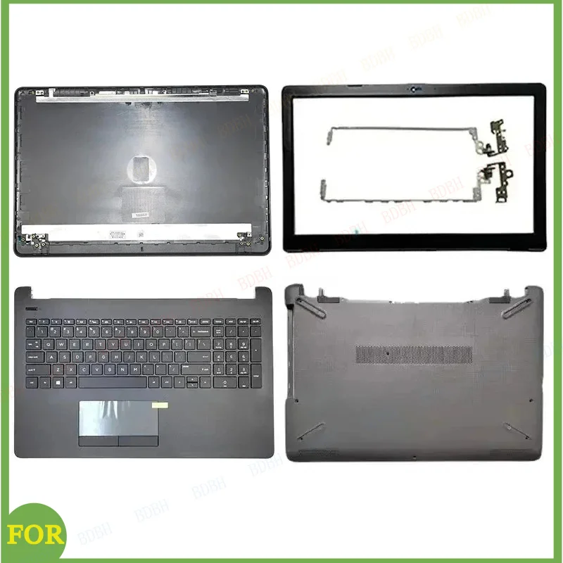 

НОВЫЙ Чехол для ноутбука HP 15-BS 15-BW 15-RA 15-RB 250 255 G6 TPN-C129: Задняя крышка LCD/передняя рамка/подставка для рук/нижний корпус/шарниры, серый