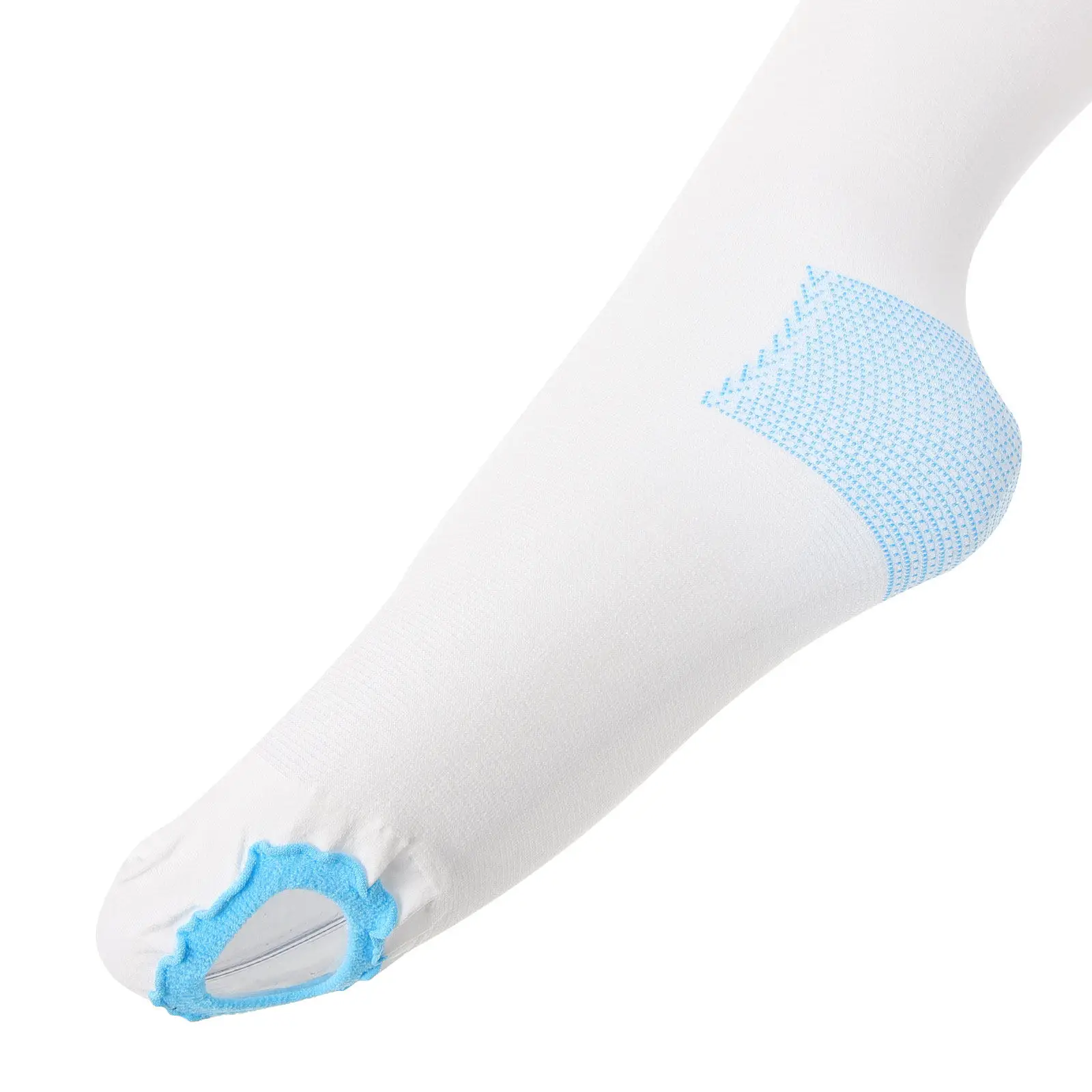 

1 пара антитромботических компрессионных носков, дышащие эластичные компрессионные чулки для медсестер, для бега, пешего туризма, волейбола