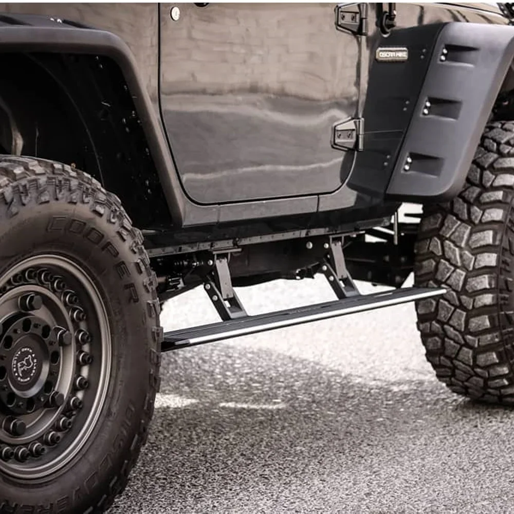 

Off-Road Power Running Boards Electric Side Steps For Jeep Wrangler JL 4DR 2018+