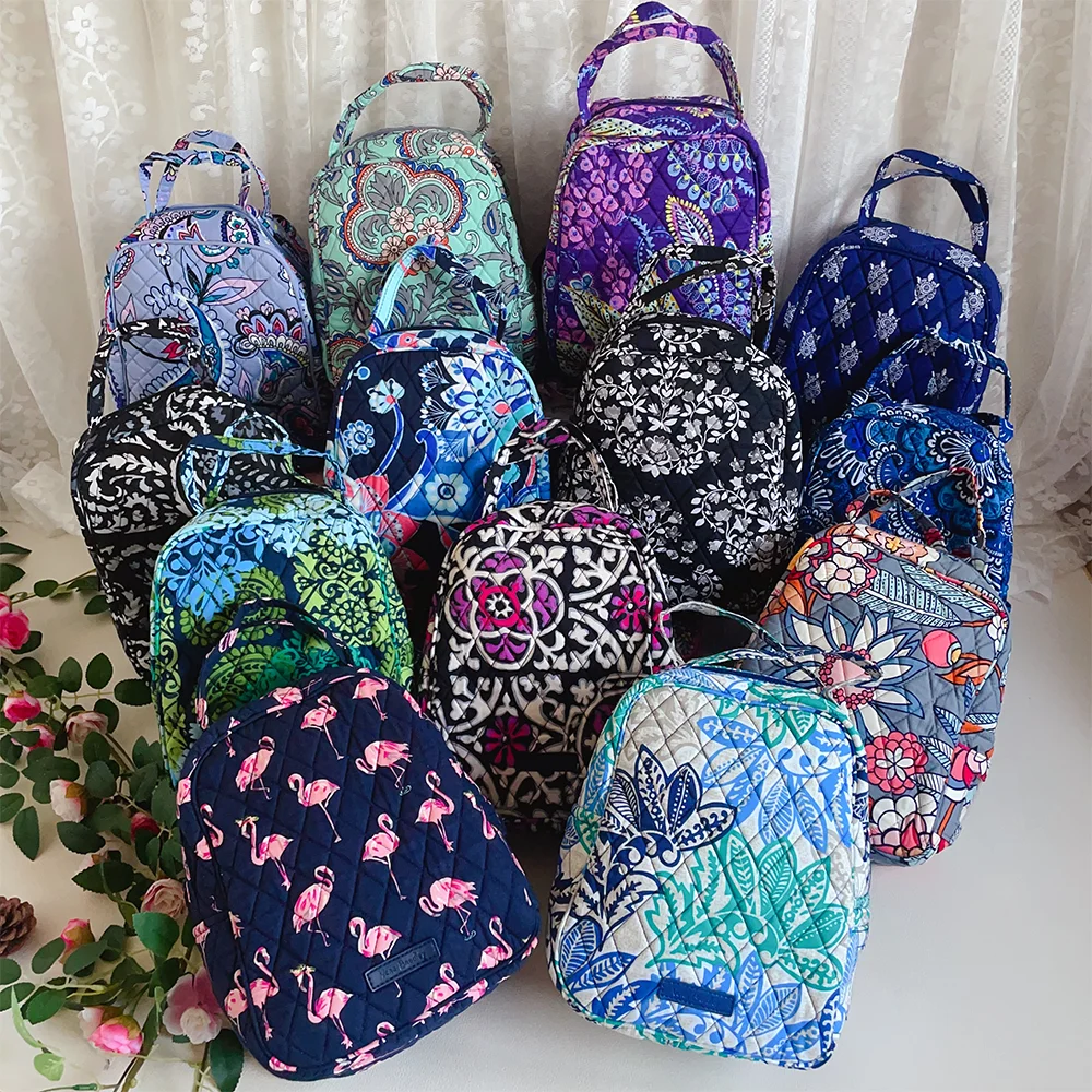 

VB new color floral lunch bag with waterproof travel picnic bag and handbag inside