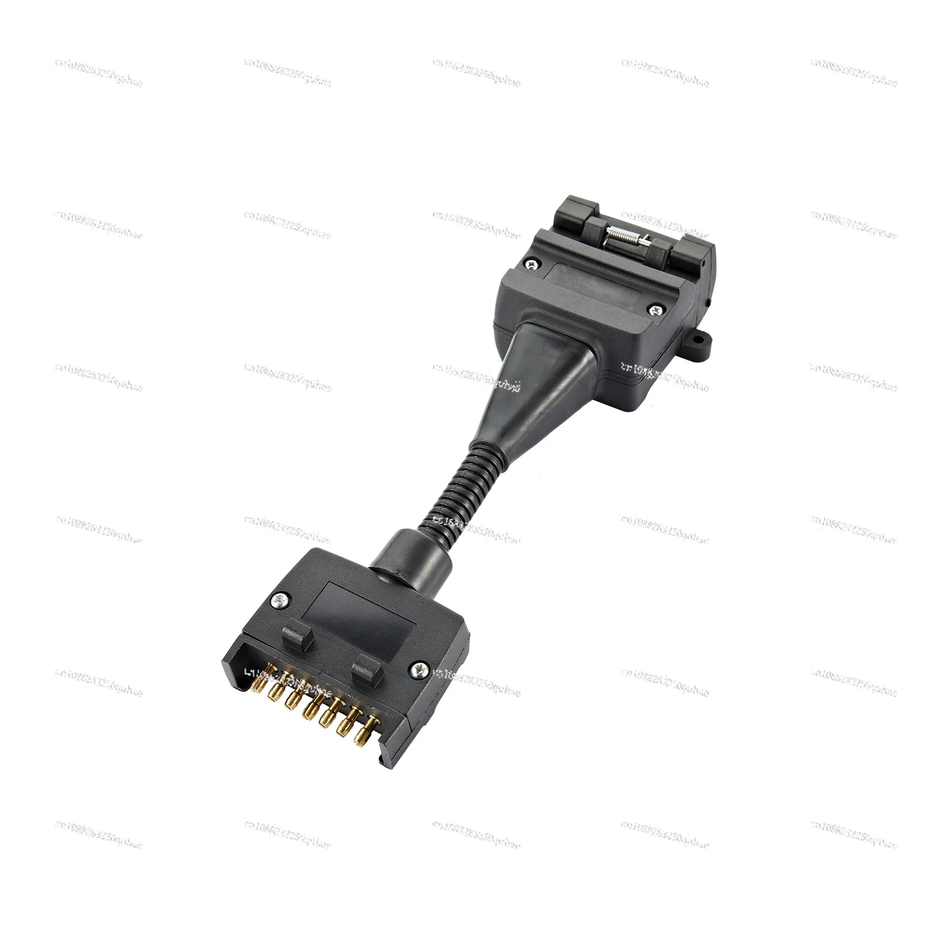 

12V Car Trailer Adaptor 7 Pin Flat Male plug to 12 Pin Flat Female Socket Universal For RV Camper Caravan Car Accessories AU