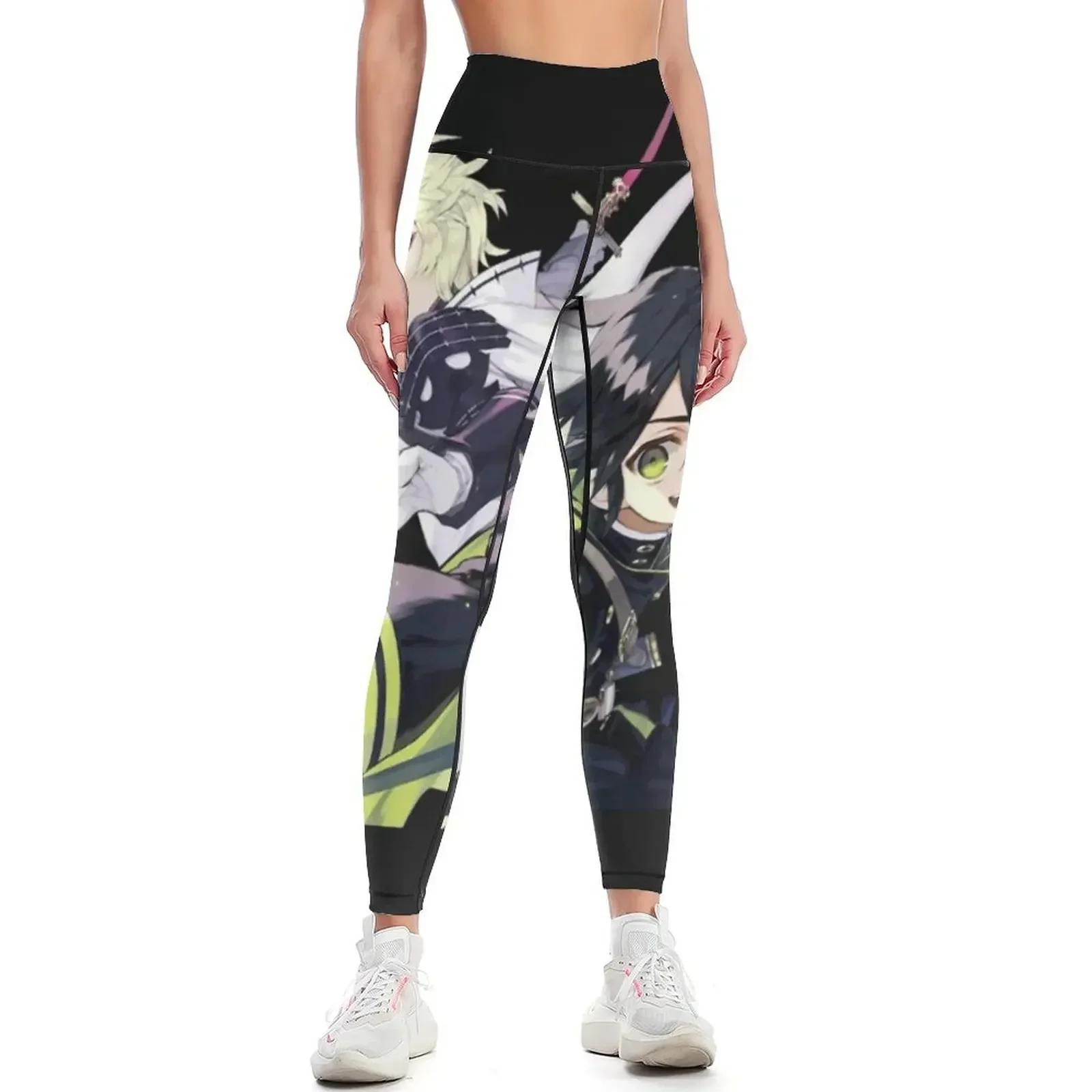 

Seraph of the End Leggings gym sportswear woman sports shirts gym sports woman gym Women's sports pants Womens Leggings