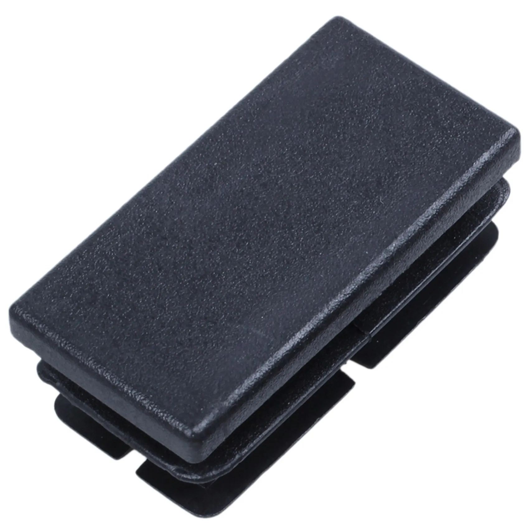 ABUL-24 Pcs Black Plastic Rectangular Blanking End Caps Inserts 20Mmx40mm