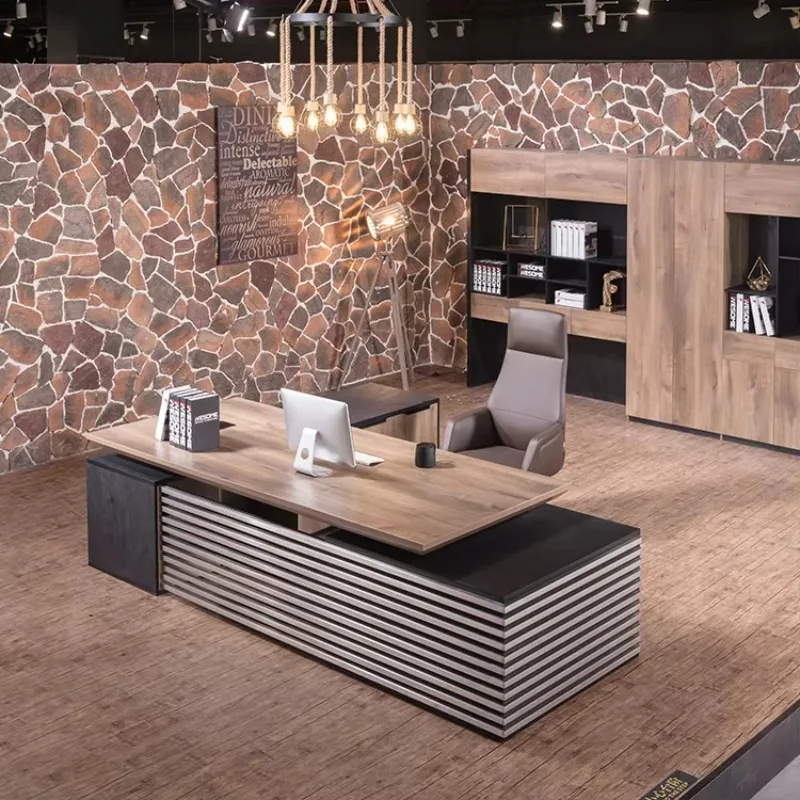 Warehouse in Stock Height Adjustable Executive Desk Sit Stand up Electric Lifting Office Computer Wood Table