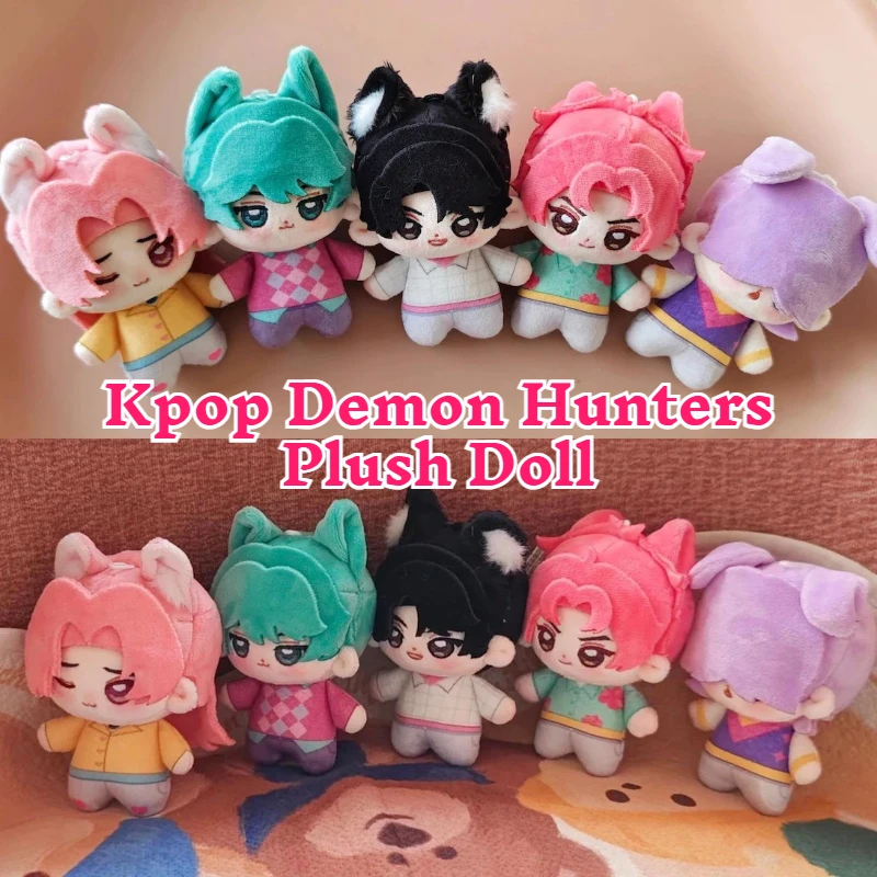 Populaire Nieuwe Leuke Kpop Demon Hunters Serie Pluche Pop Cartoon Perifere Gevulde Pluche Zachte Pop Kinderen Bedtijd Speelgoed Geschenken