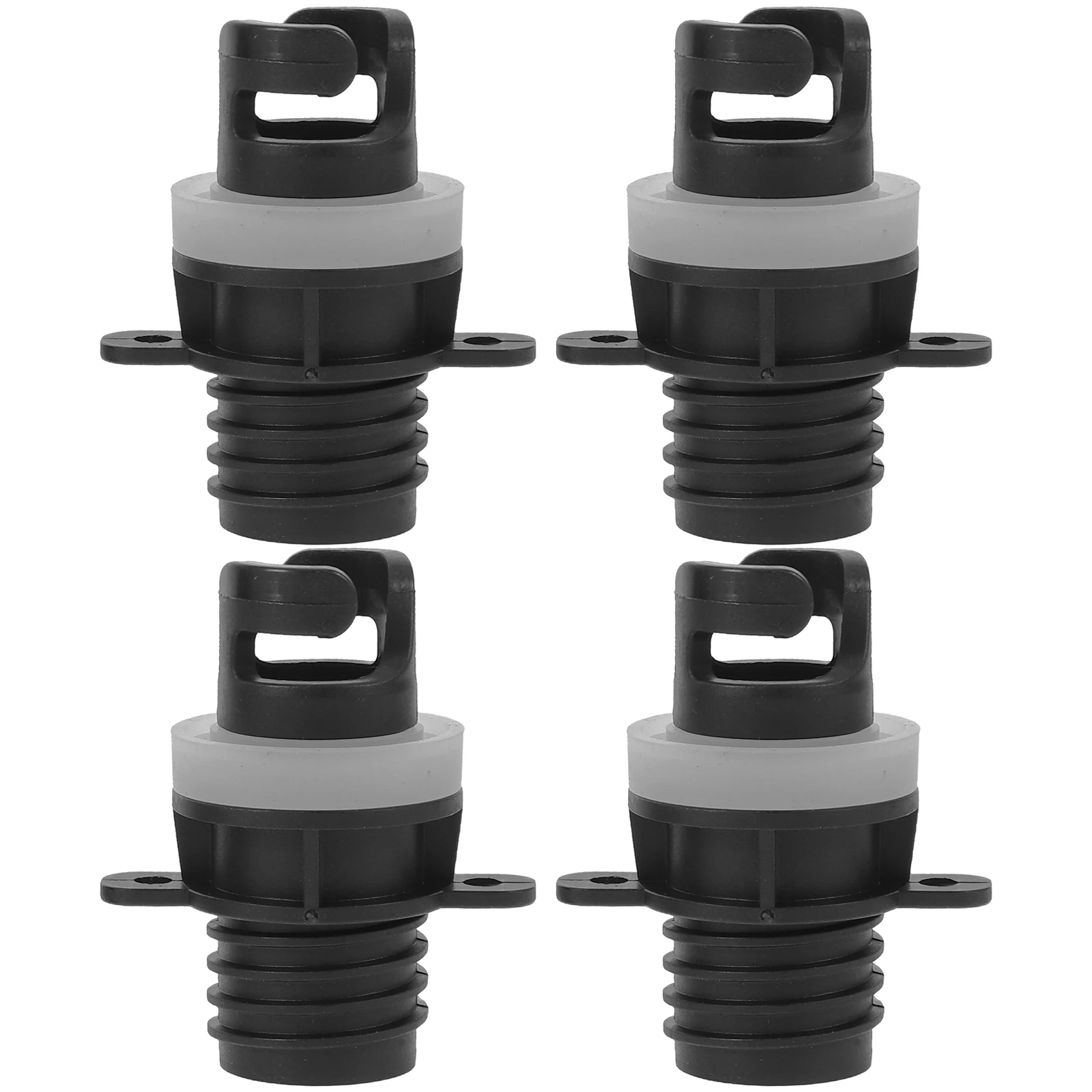 4pcs Inflatable Boat Air Valve Adapter Pump Connector Universal Fit For Kayak Paddle Board Pumps Leakproof Durable