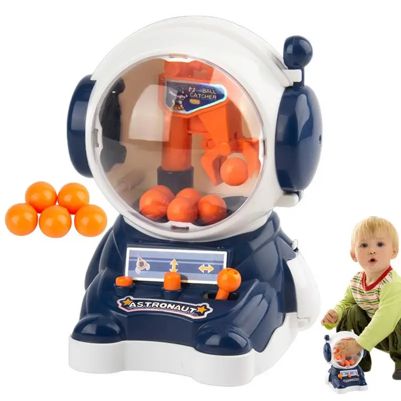 Claw Machine For Kids Compact Arcade Game Machine Cute Astronaut Design For Girls Creative Kid Vending Machines Toy For Boys