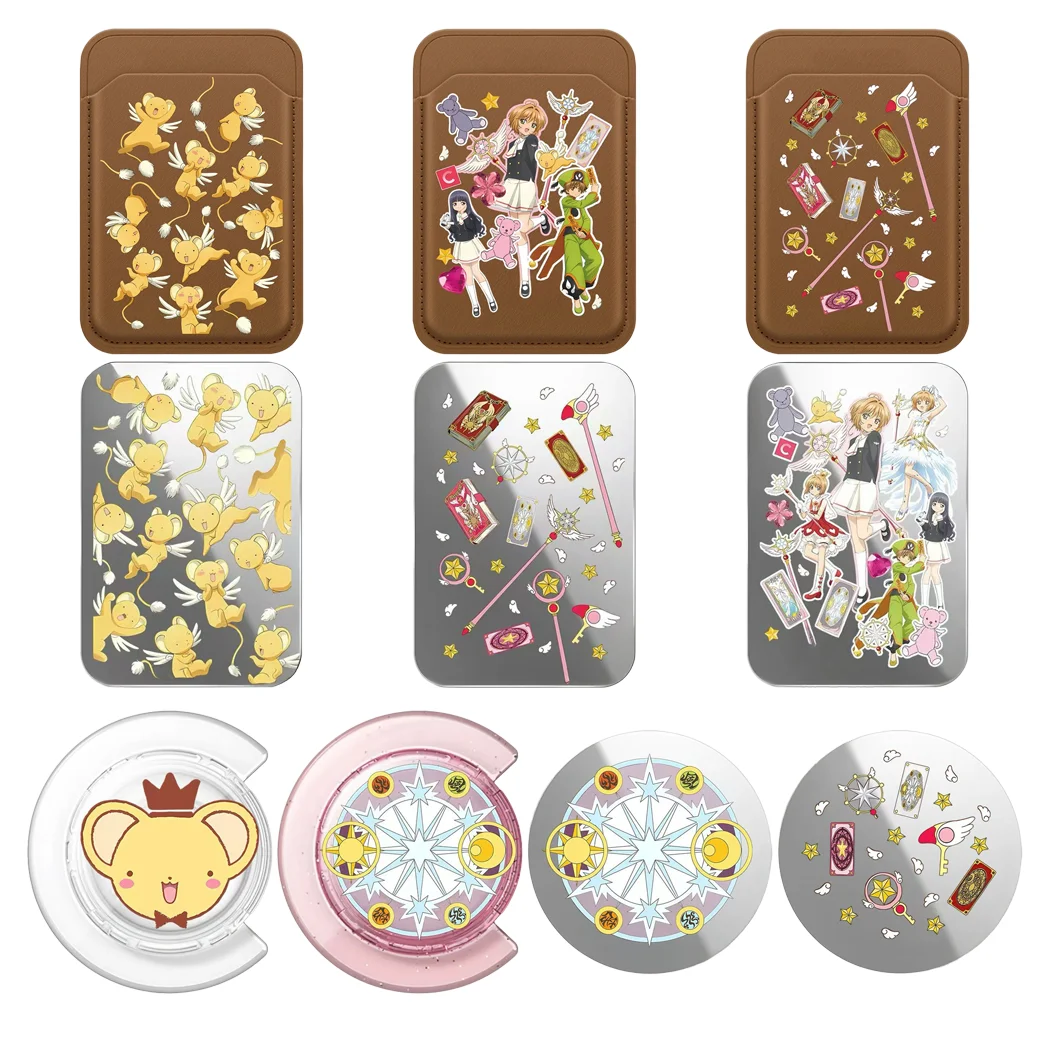 

Anime Star Magnetic Folding Phone Grip Stand Card Holder for IPhone 12 13 14 15 16 17 Pro Max Holder Mount Support for S25U