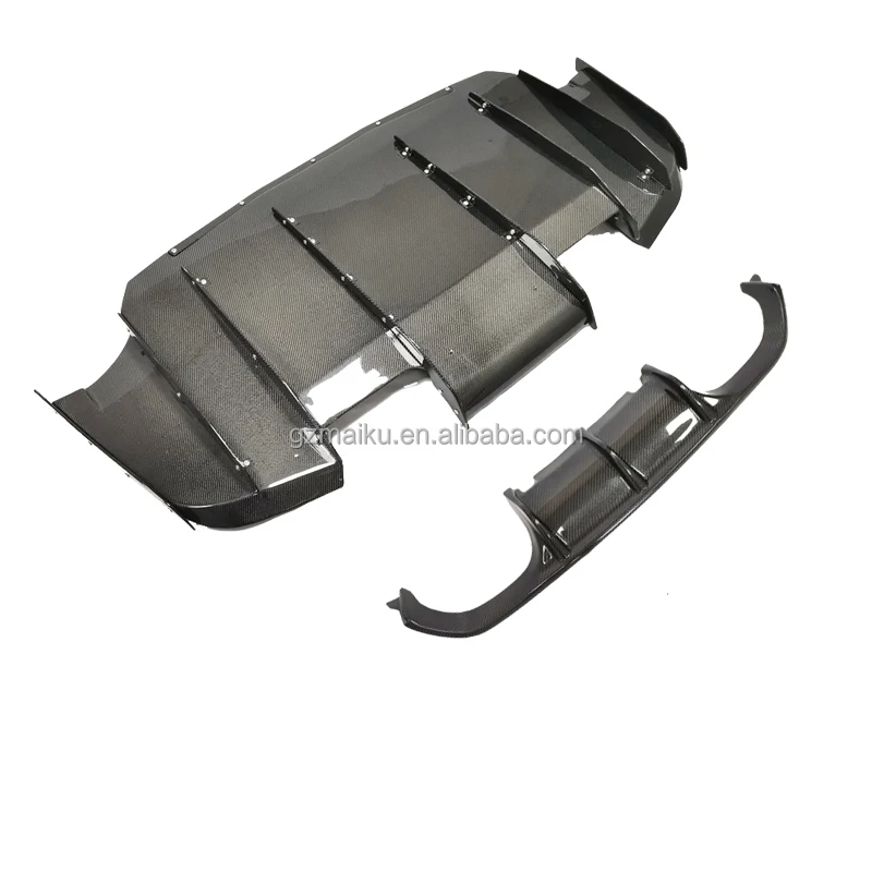 V Style F80 M3 F82 M4 Carbon Fiber Rear Diffuser Assembly For  F80 M3 F82 M4 2014-2020