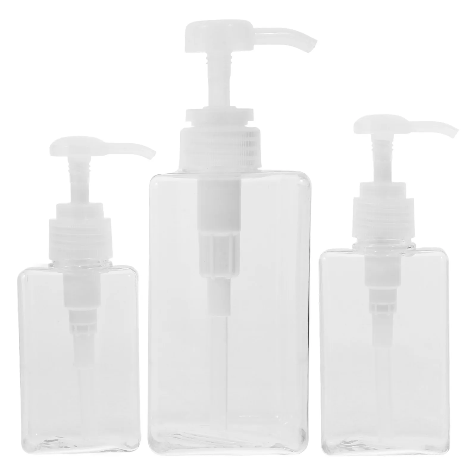 

3Pcs Soap Dispenser Set Durable Lotion Bottle Reusable for Bathroom Kitchen Hand Soap Shampoo Liquid Lotion Dispenser