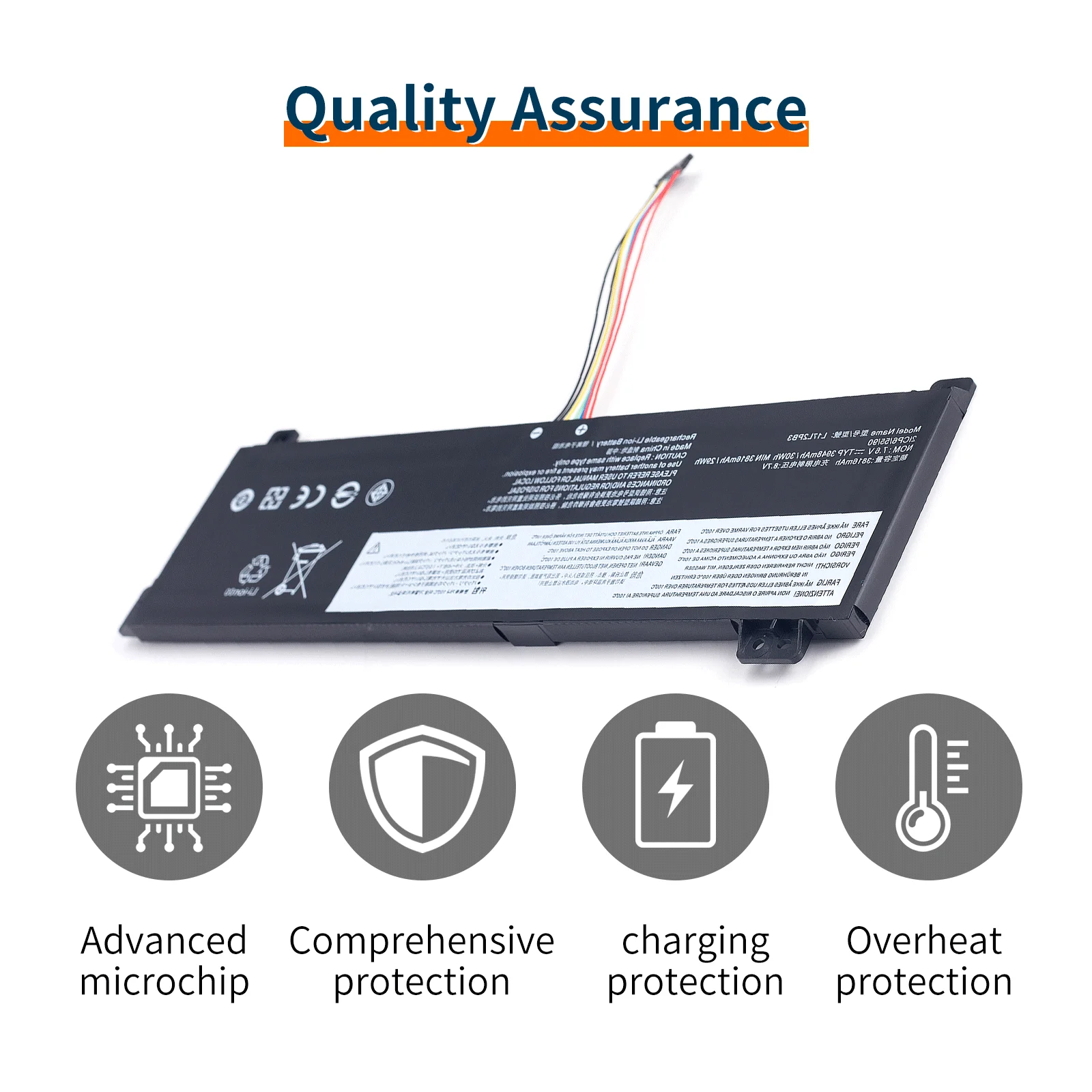 L17C2PB3 L17L2PB3 Laptop Battery For Lenovo V130-15IGM 15IKB V330-15IKB 15ISK V530-14IKB L17M2PB3 L17M2PB4 L17L2PB4 7.6V 30Wh