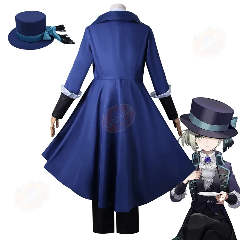 Vertin تأثيري حلي لعبة عكس: 1999 زي الباروكات موحدة خندق سترة قبعة دعوى هالوين كرنفال حفلة لعب الأدوار الملابس