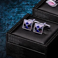 KFLK Jewelry shirt Fashion cufflinks for mens Brand Colorful Cuff link Button High Quality Luxury Wedding Groom guests