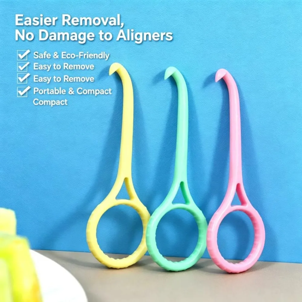 200Pcs Mixed Orthodontic Aligner Remover Hook Individually Packed Invisible Brace Removal Tool Dental Aligner Retainer Extractor