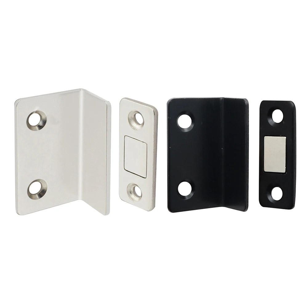 Punch Free Door Stopper Strong Magnetic L-shaped Sliding Door Stop Invisible Anti Collision for Home Improvement