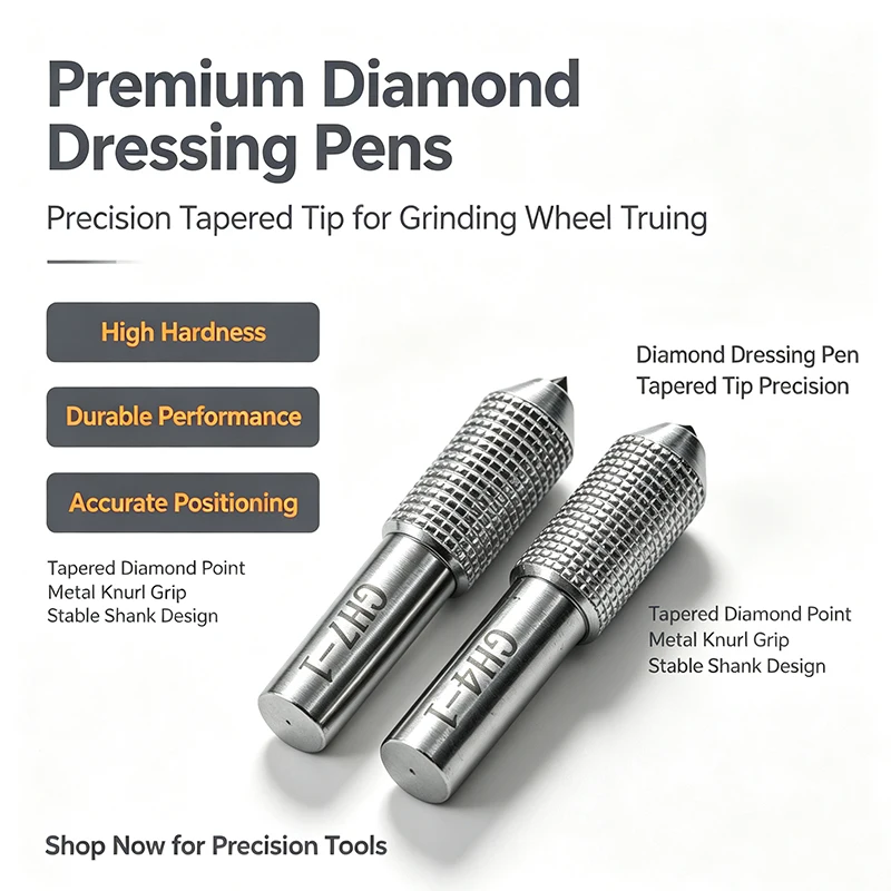 1PC GH7-1  GH4-1 Diamond Grinding Dressing Pen Tapered Tip Wheel Dresser Abrasive Grinding Wheel Repair Tool