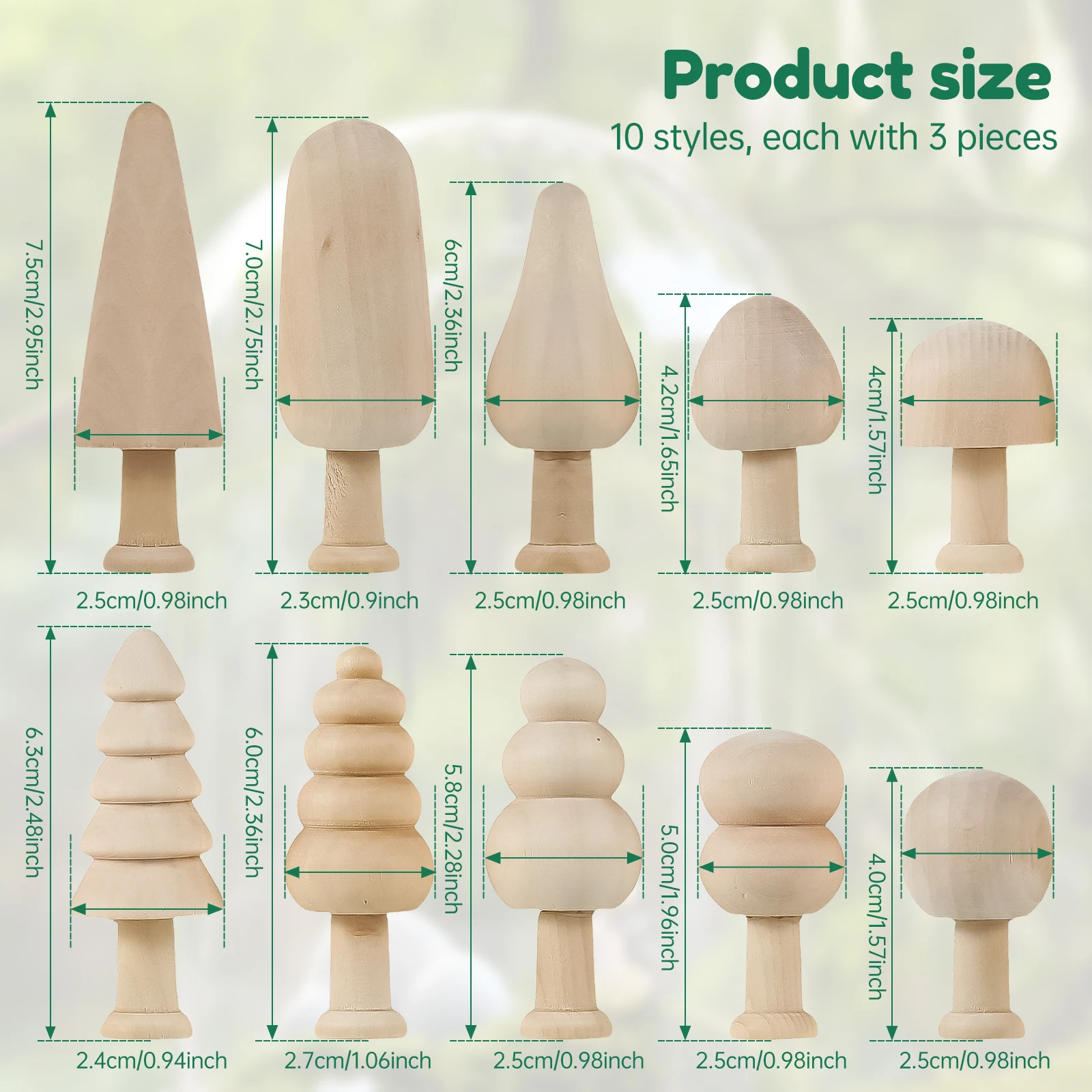 30/50Pcs Wooden Peg People Dolls Unfinished Peg Dolls Crafts People Peg Dolls Peg Dolls Painting Crafts for DIY Painting Crafts