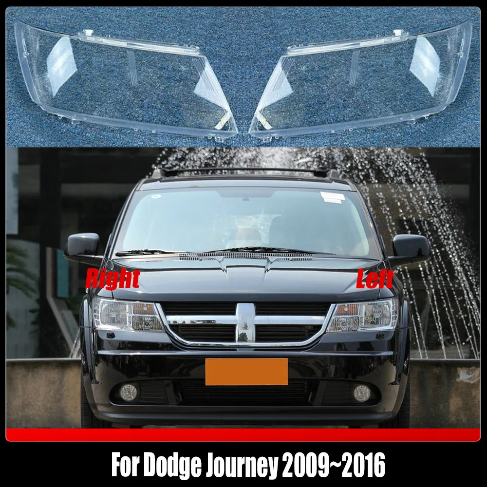 

Front Headlamp Lamp Cover Headlight Shell Transparent Lens Replace The Original Lampshade Plexiglass For Dodge Journey 2009~2016